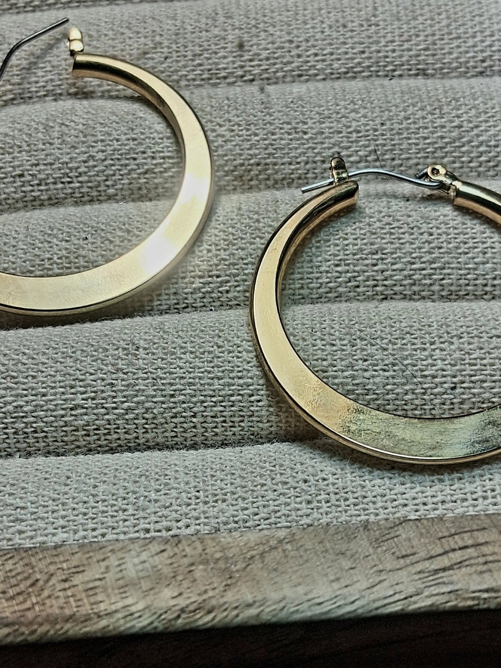 Polished Gold Hoop Earrings for Women